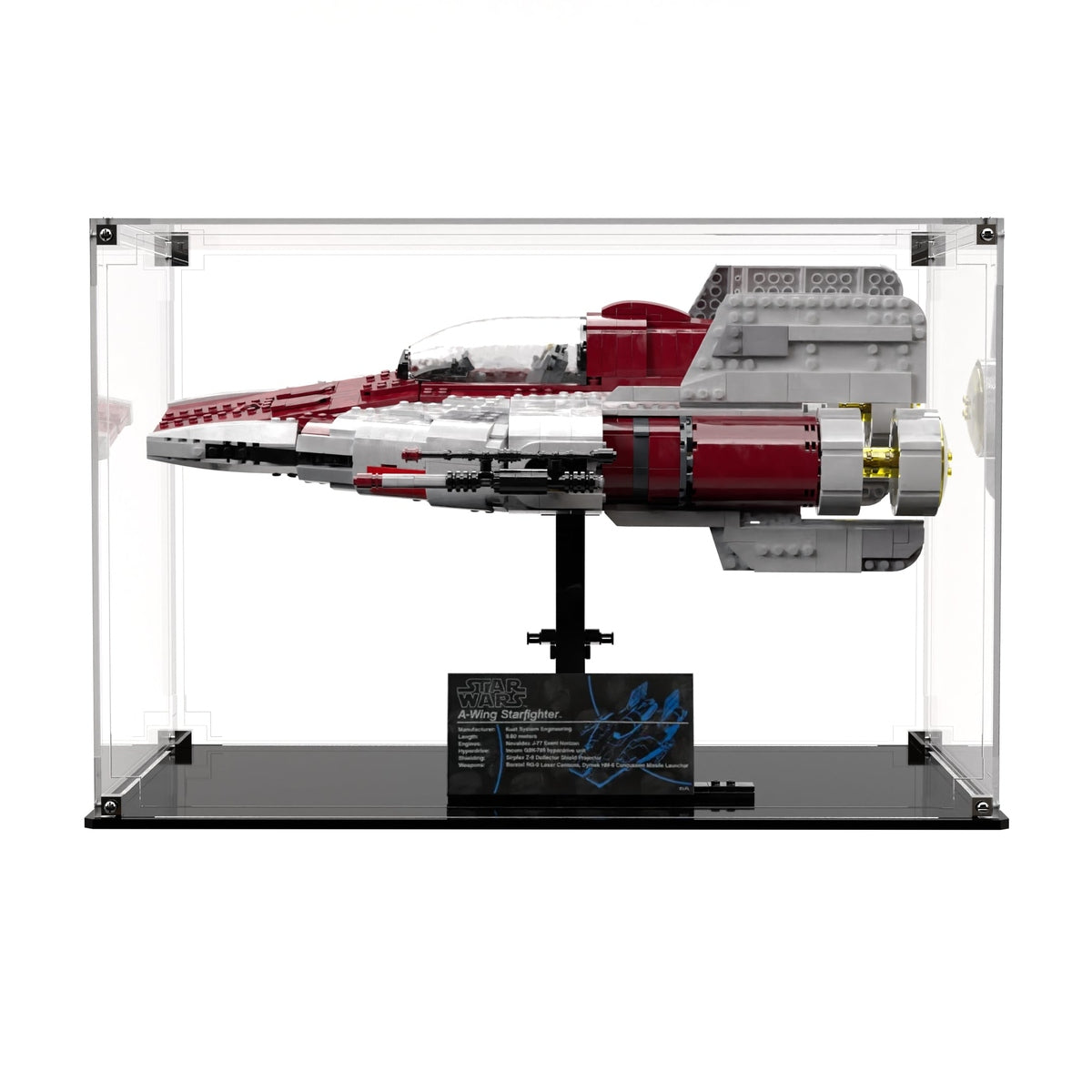 Display Case For LEGO® Star Wars™ A-wing Starfighter™ 75275