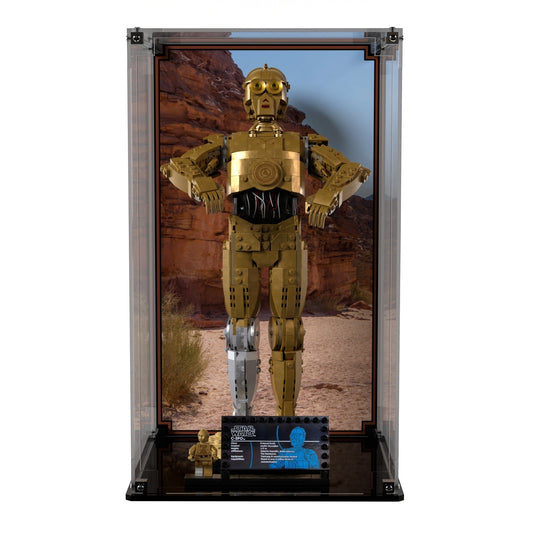 Display Case For LEGO® Star Wars™ C-3PO™ 75398