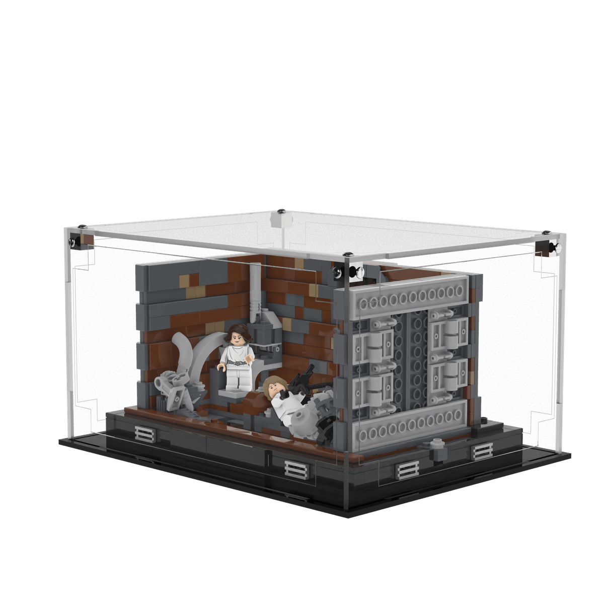 Display Case For LEGO® Star Wars™ Death Star™ Trash Compactor Diorama 75339