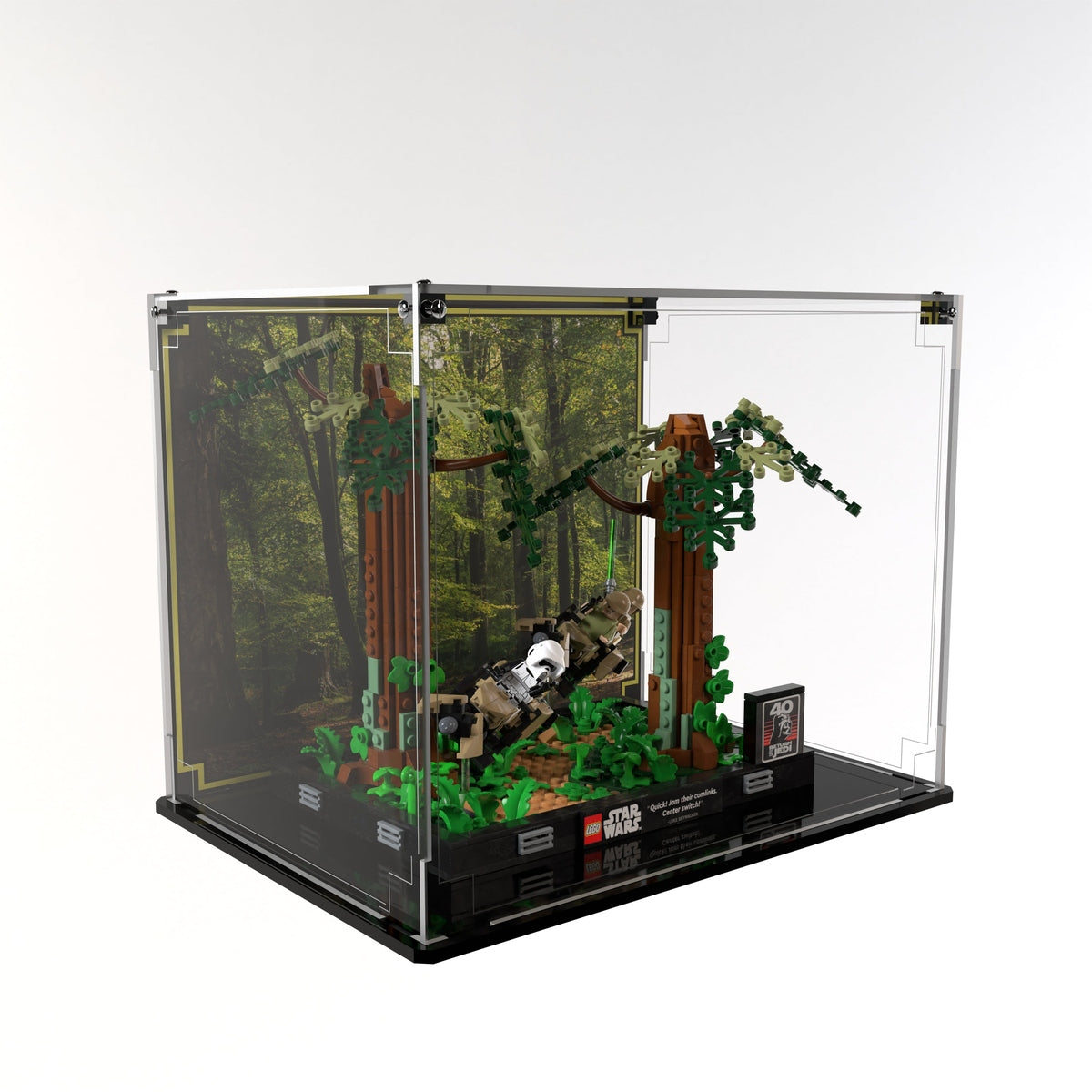 Display Case For LEGO® Star Wars™ Endor™ Speeder Chase Diorama 75353