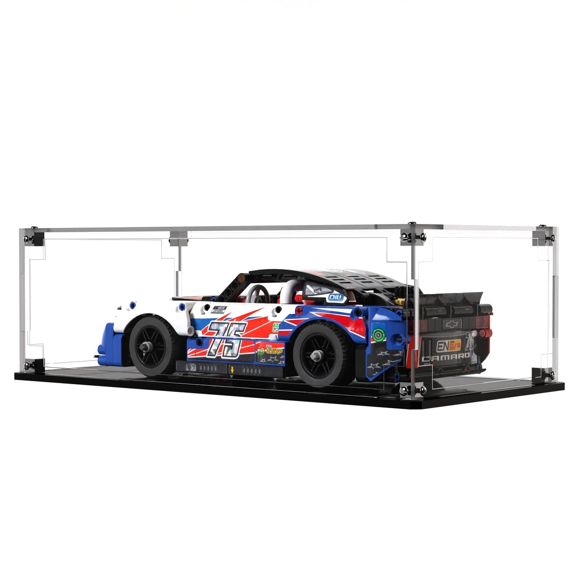 Display Case For LEGO® Technic NASCAR® Next Gen Chevrolet Camaro ZL1 42153