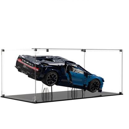 Display Case and Stand for LEGO® Technics Bugatti Chiron 42083