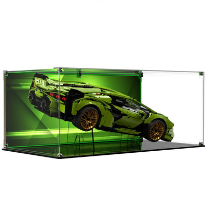 Display Case and Stand for LEGO® Technics Lamborghini Sián FKP 37 42115