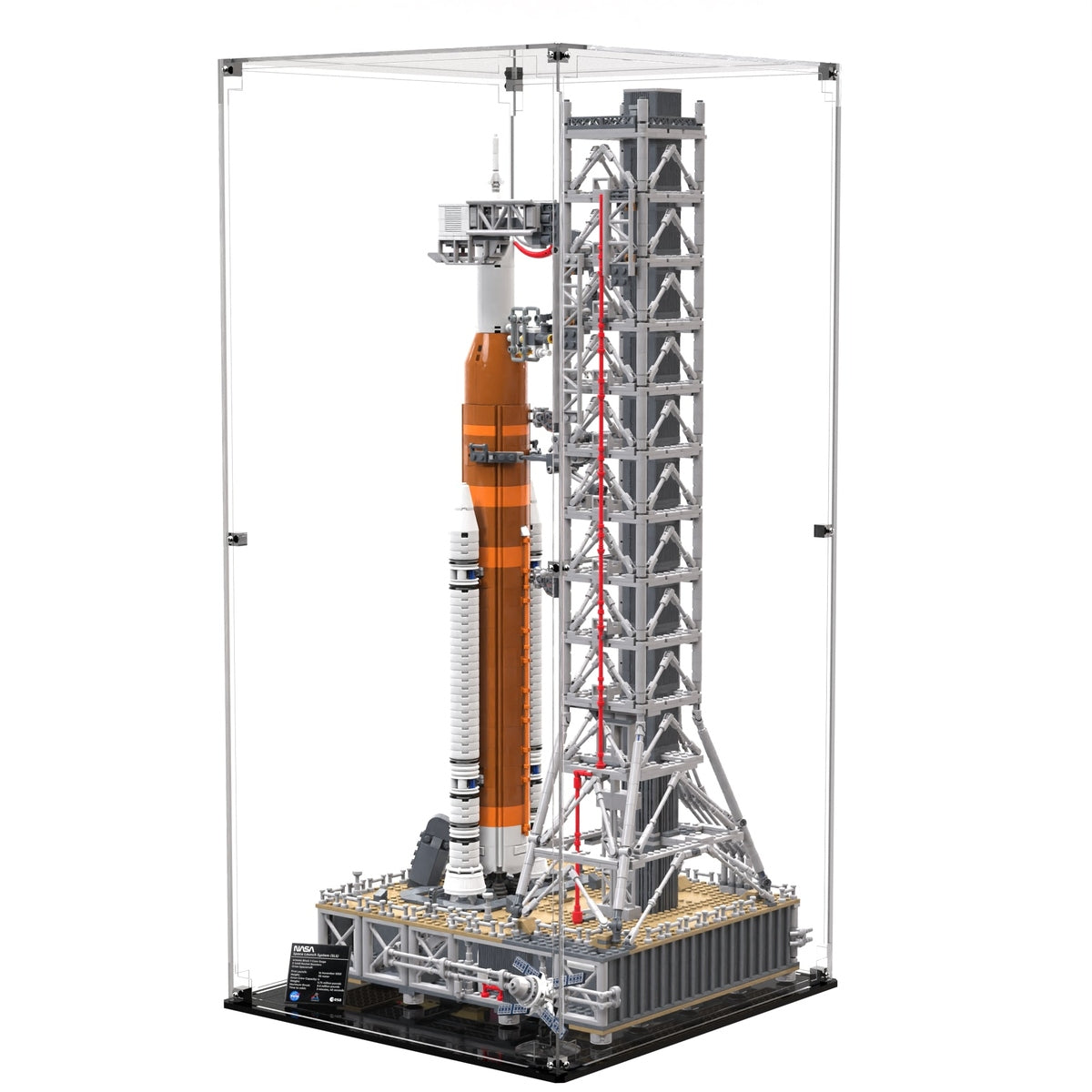 Display Case for LEGO® Icons NASA Artemis Space Launch System 10341