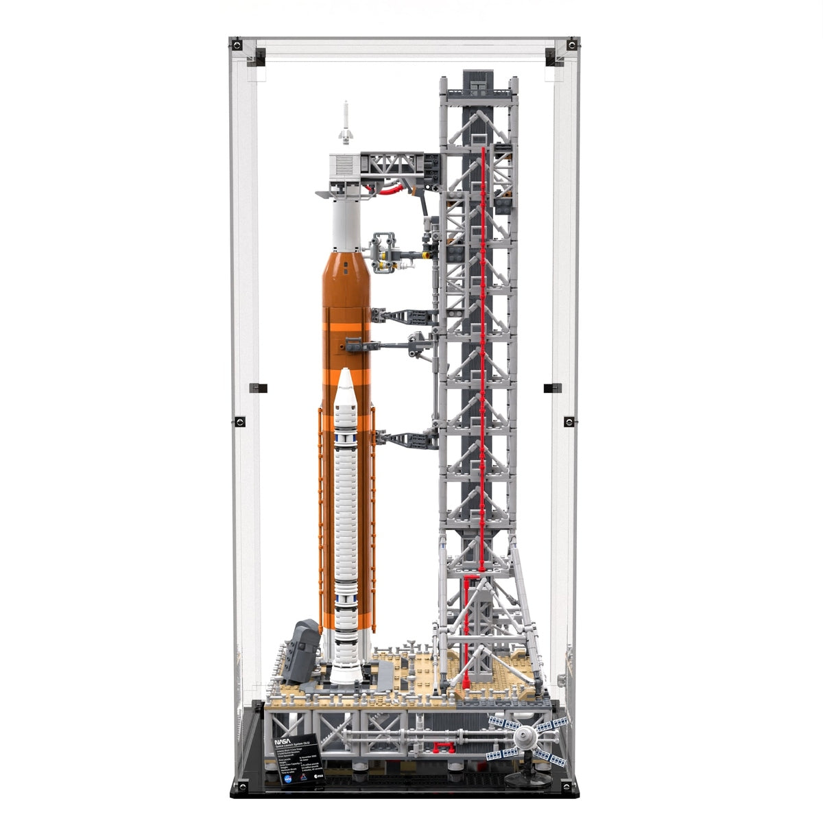 Display Case for LEGO® Icons NASA Artemis Space Launch System 10341