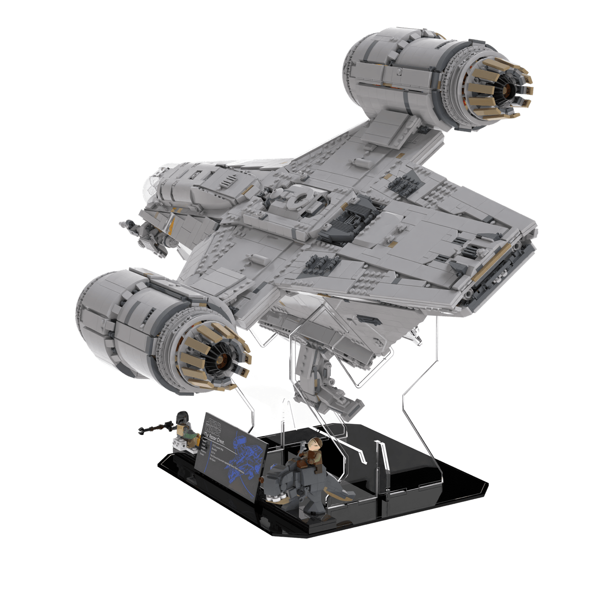 Display Stand for LEGO® Star Wars™ The Razor Crest™ 75331