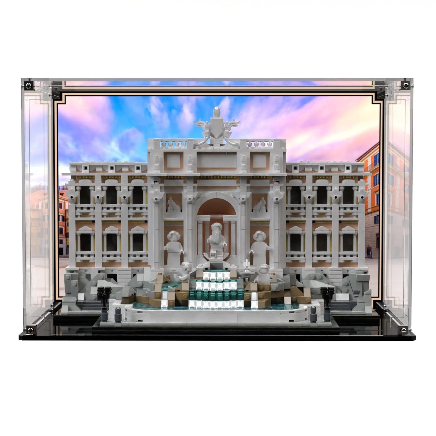 Display Case For LEGO® Architecture Trevi Fountain 21062