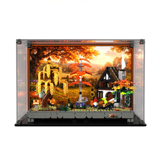 Display Case For LEGO Autumn Cottage Garden 11372