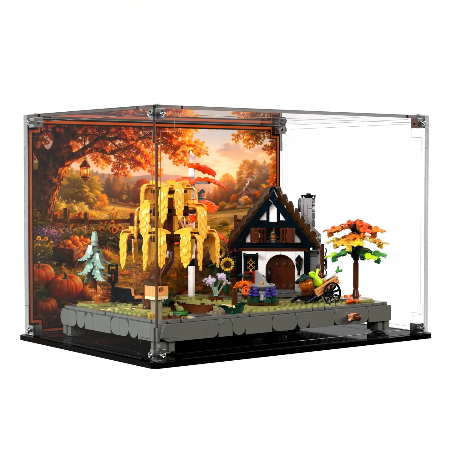 Display Case For LEGO Autumn Cottage Garden 11372