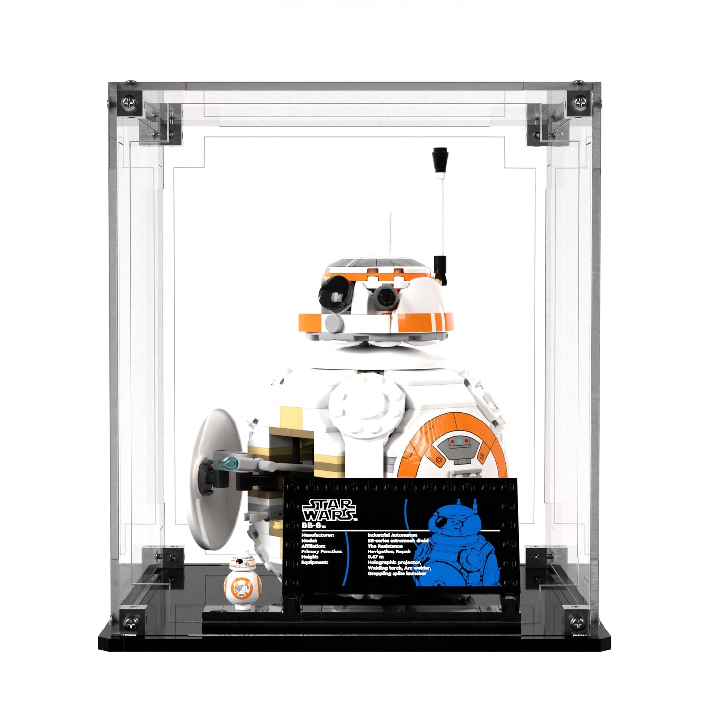 Display Case For LEGO Bb-8™ Astromech Droid 75452