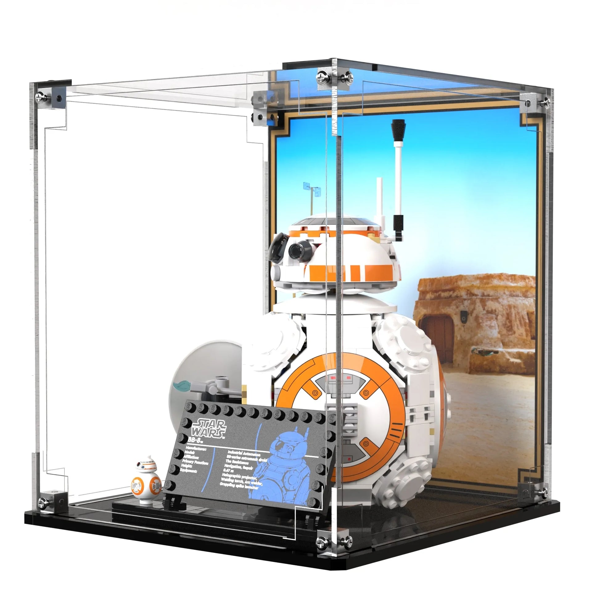 Display Case For LEGO Bb-8™ Astromech Droid 75452