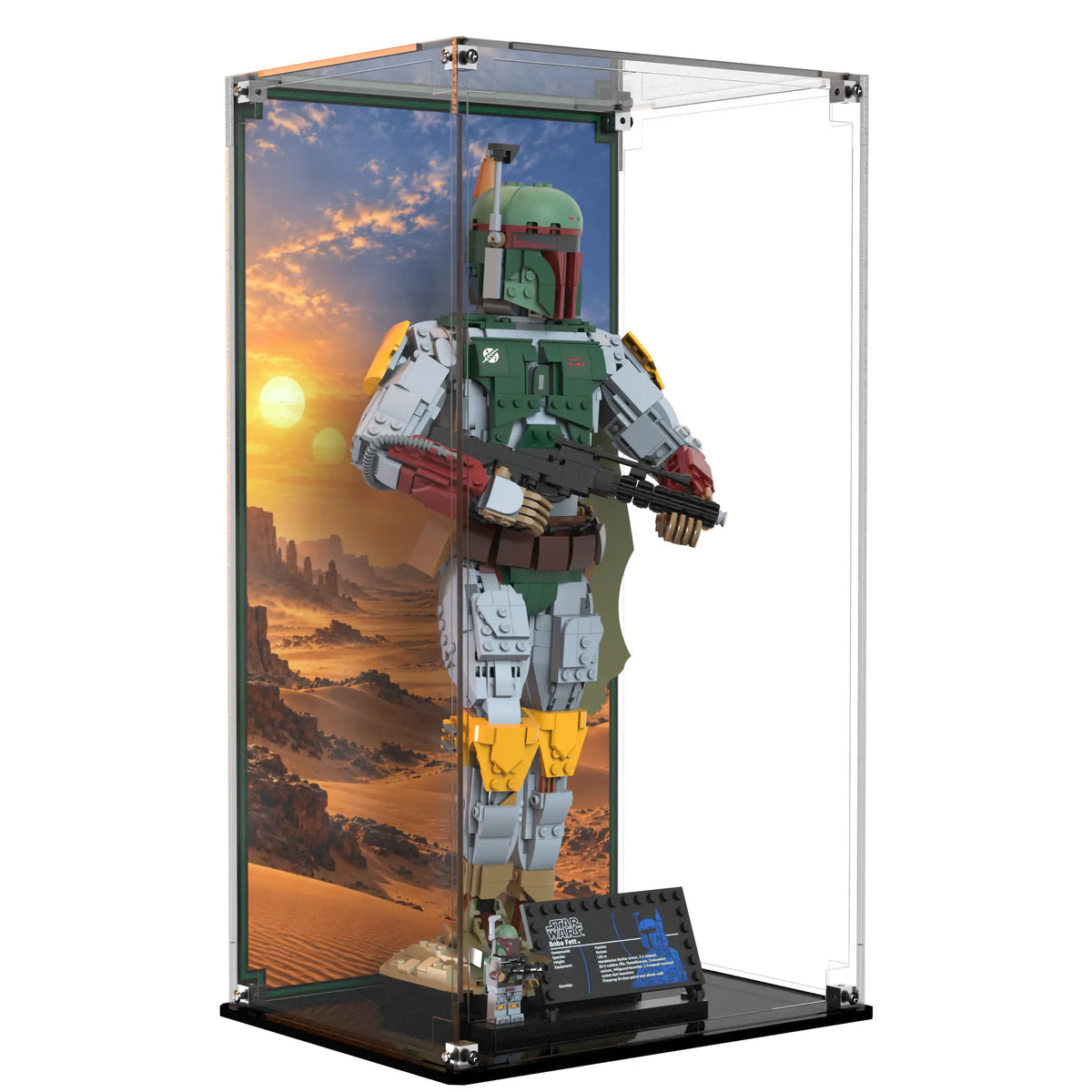 Display Case For LEGO Boba Fett 75455