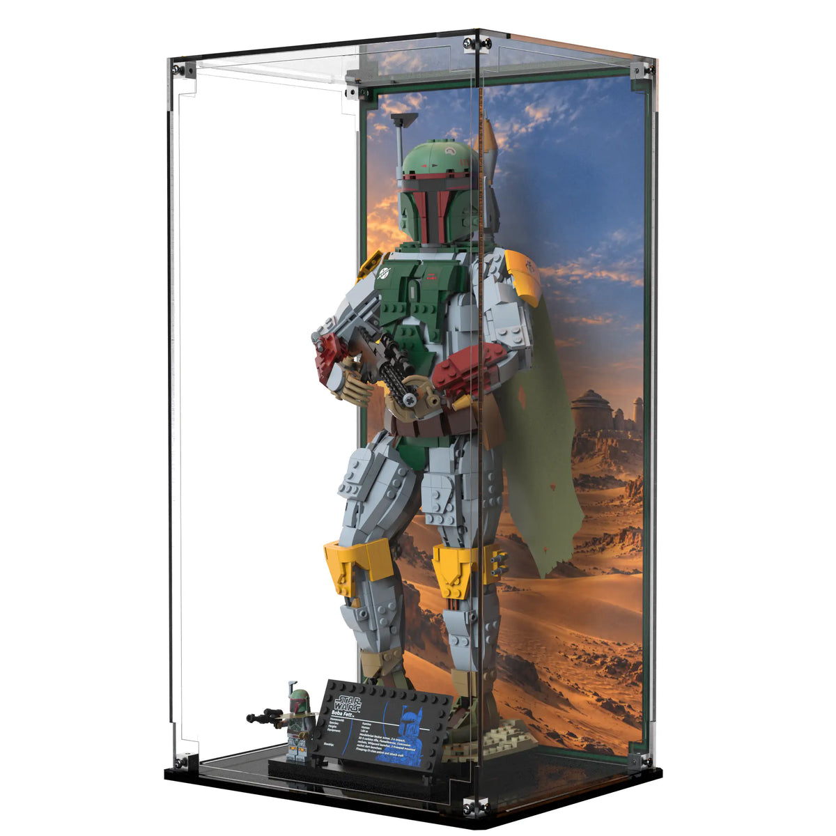 Display Case For LEGO Boba Fett 75455