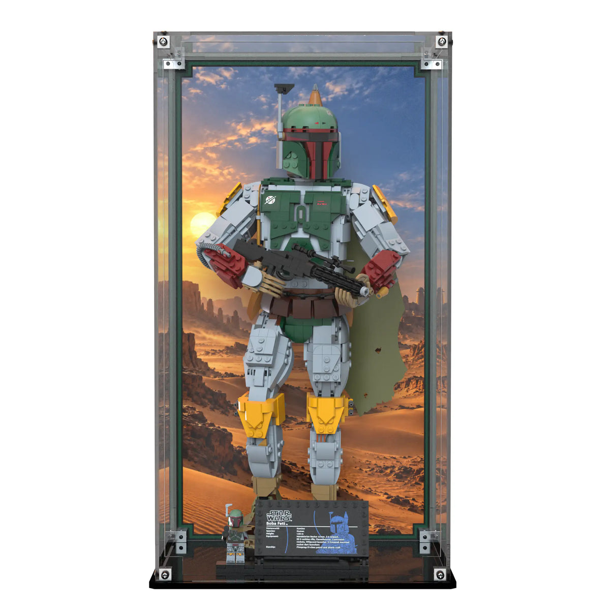 Display Case For LEGO Boba Fett 75455