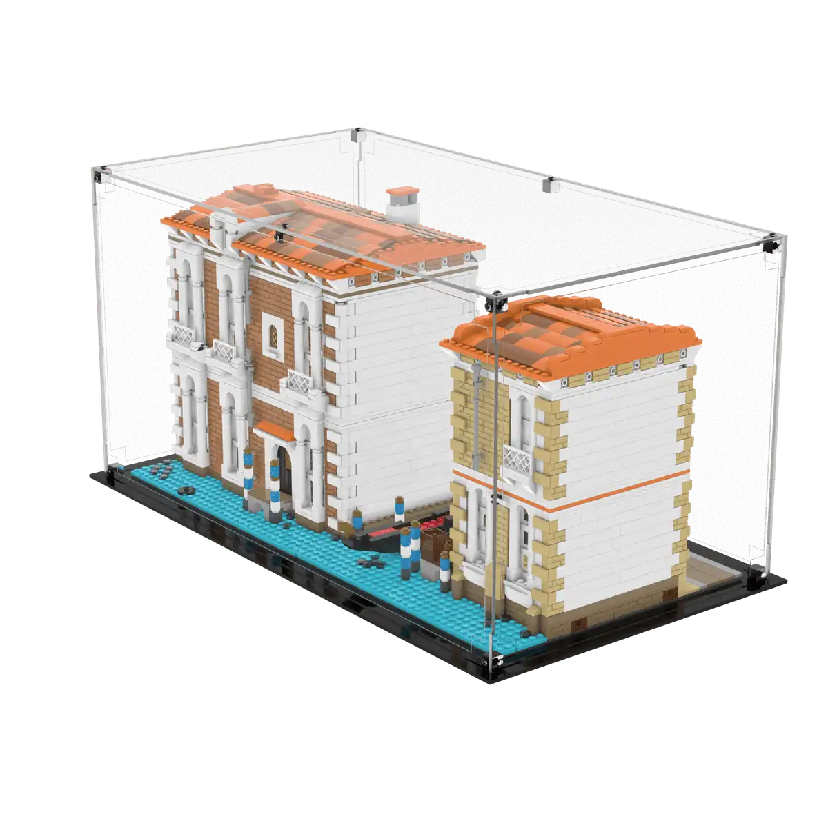 Display Case For LEGO® BrickLink Venetian Houses 910023