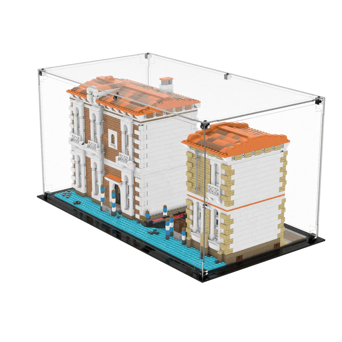 Display Case For LEGO® BrickLink Venetian Houses 910023