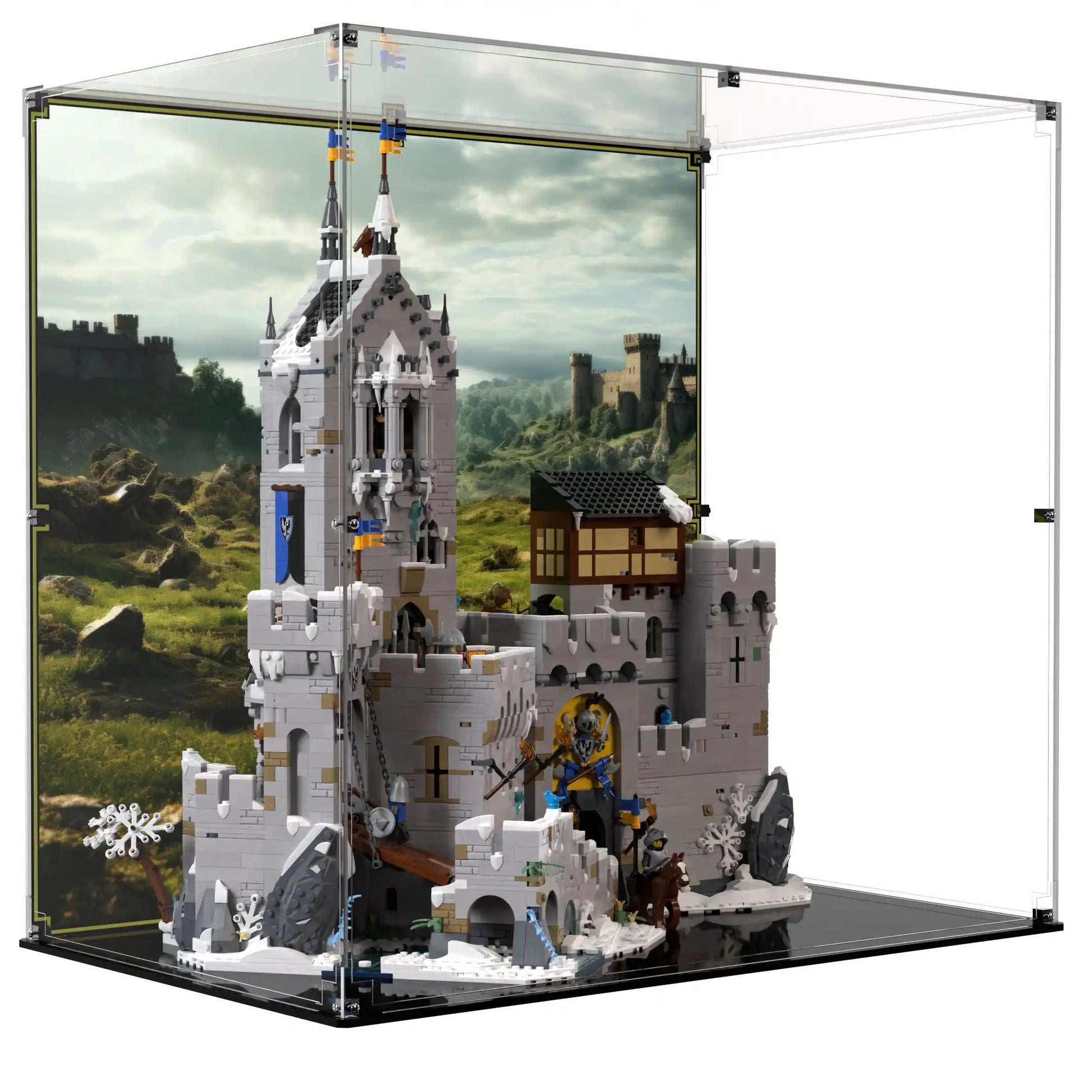 Display Case For LEGO® Bricklink Mountain Fortress 910029