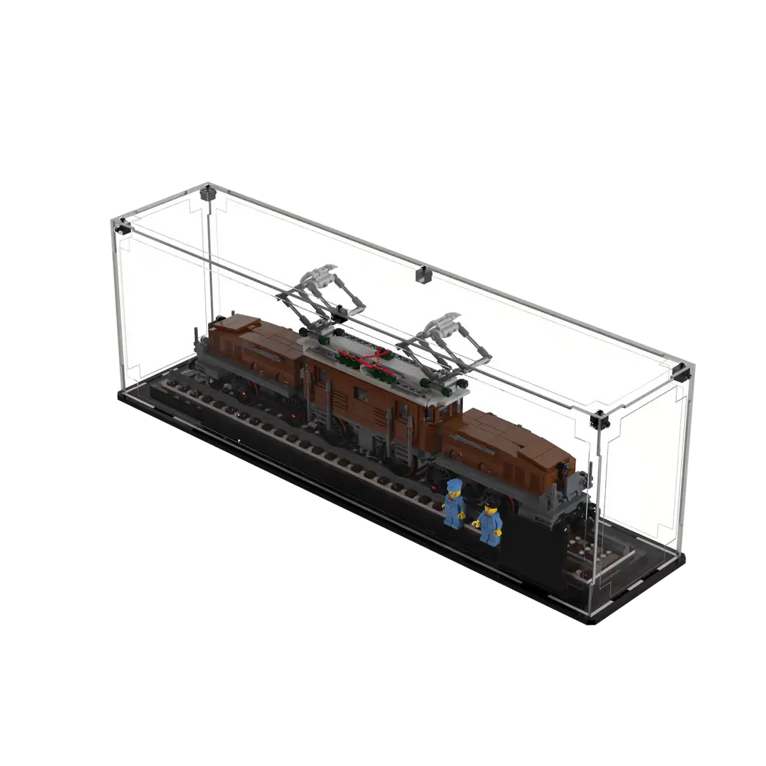 Display Case For LEGO® Creator Expert Crocodile Locomotive 10277