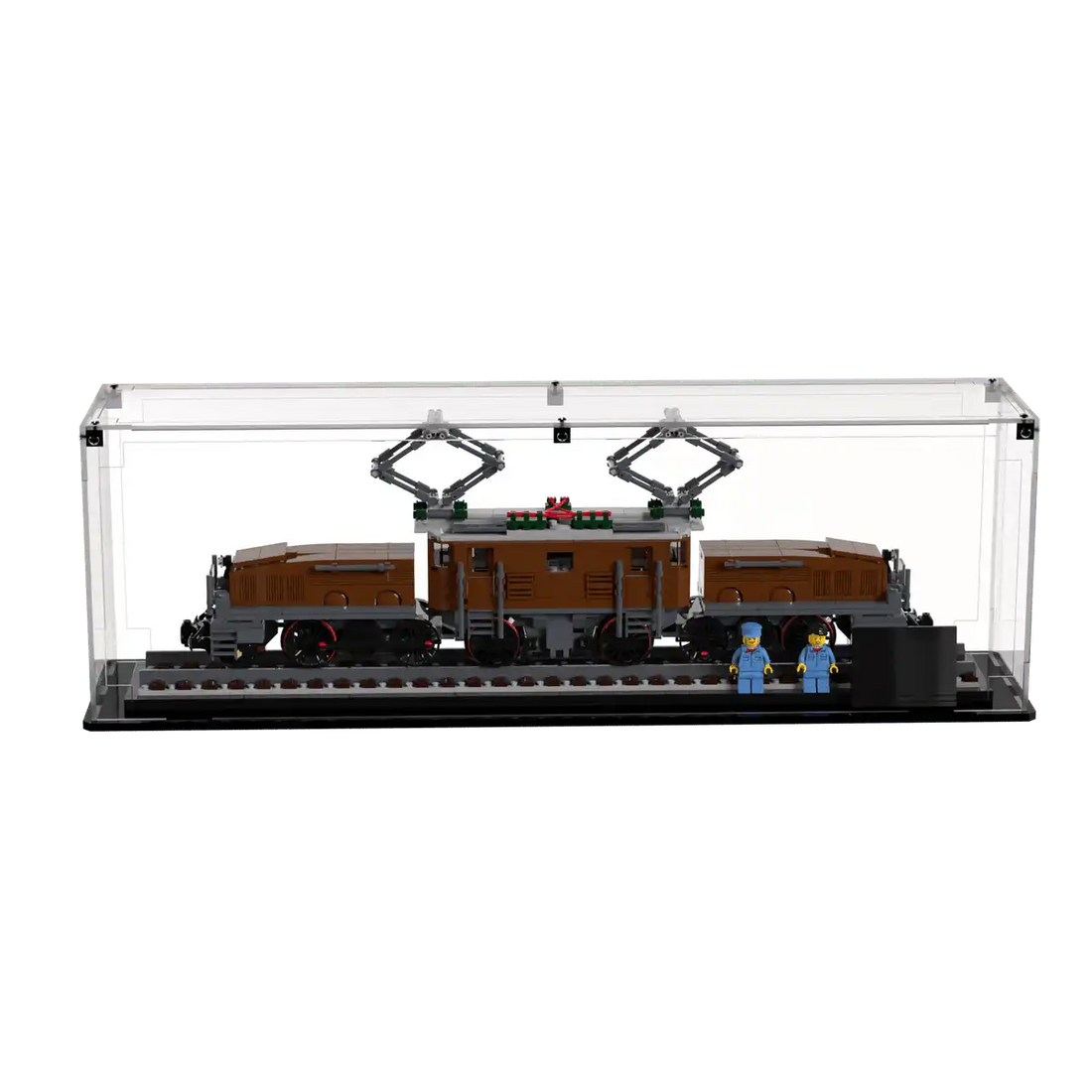 Display Case For LEGO® Creator Expert Crocodile Locomotive 10277