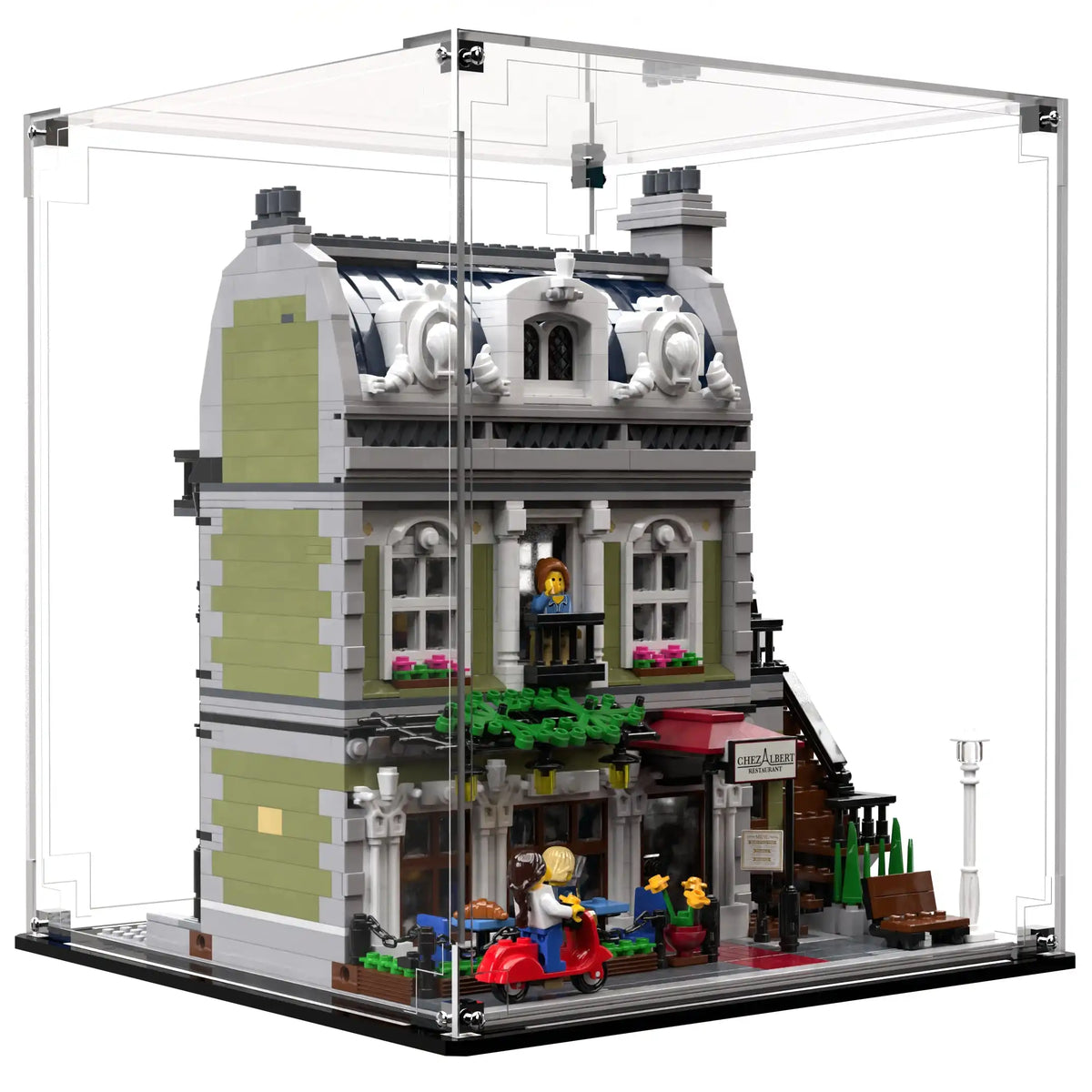 Display Case For LEGO® Creator Expert Parisian Restaurant 10243