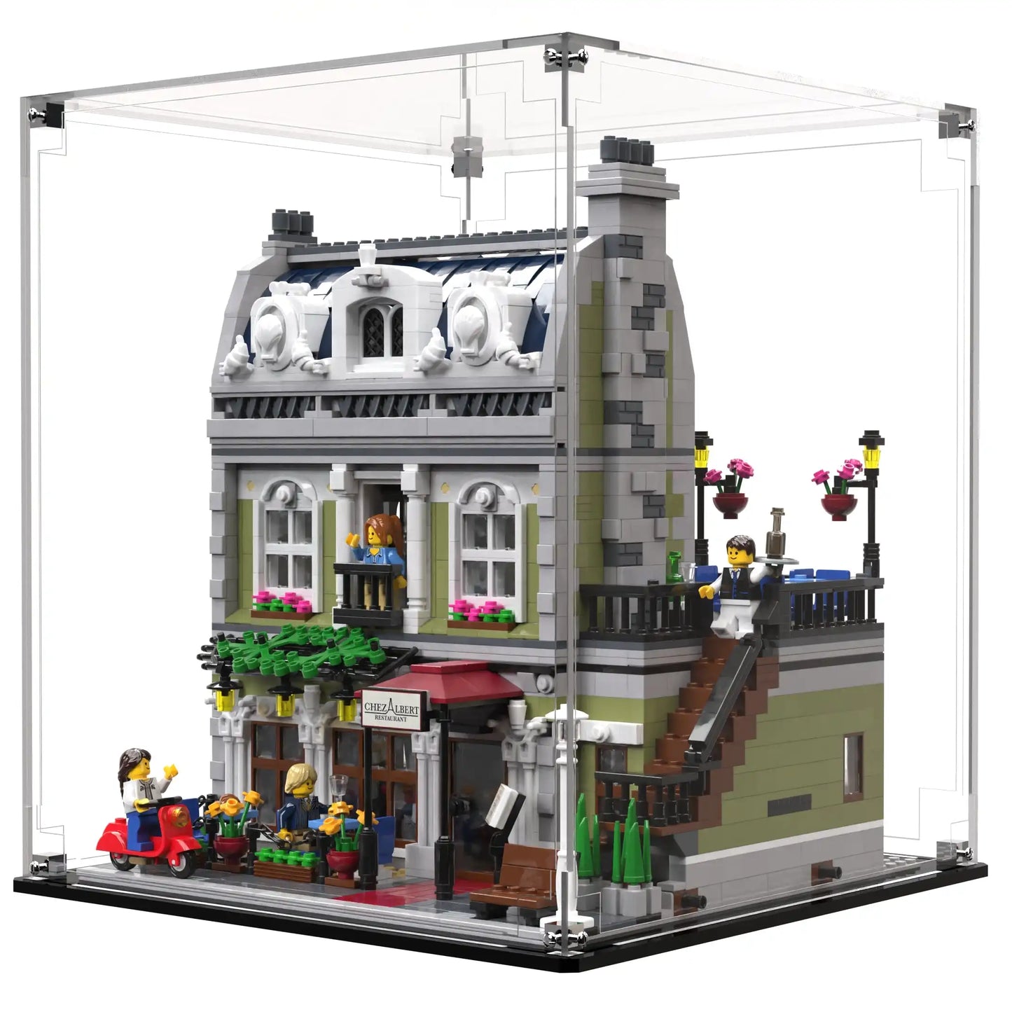 Display Case For LEGO® Creator Expert Parisian Restaurant 10243