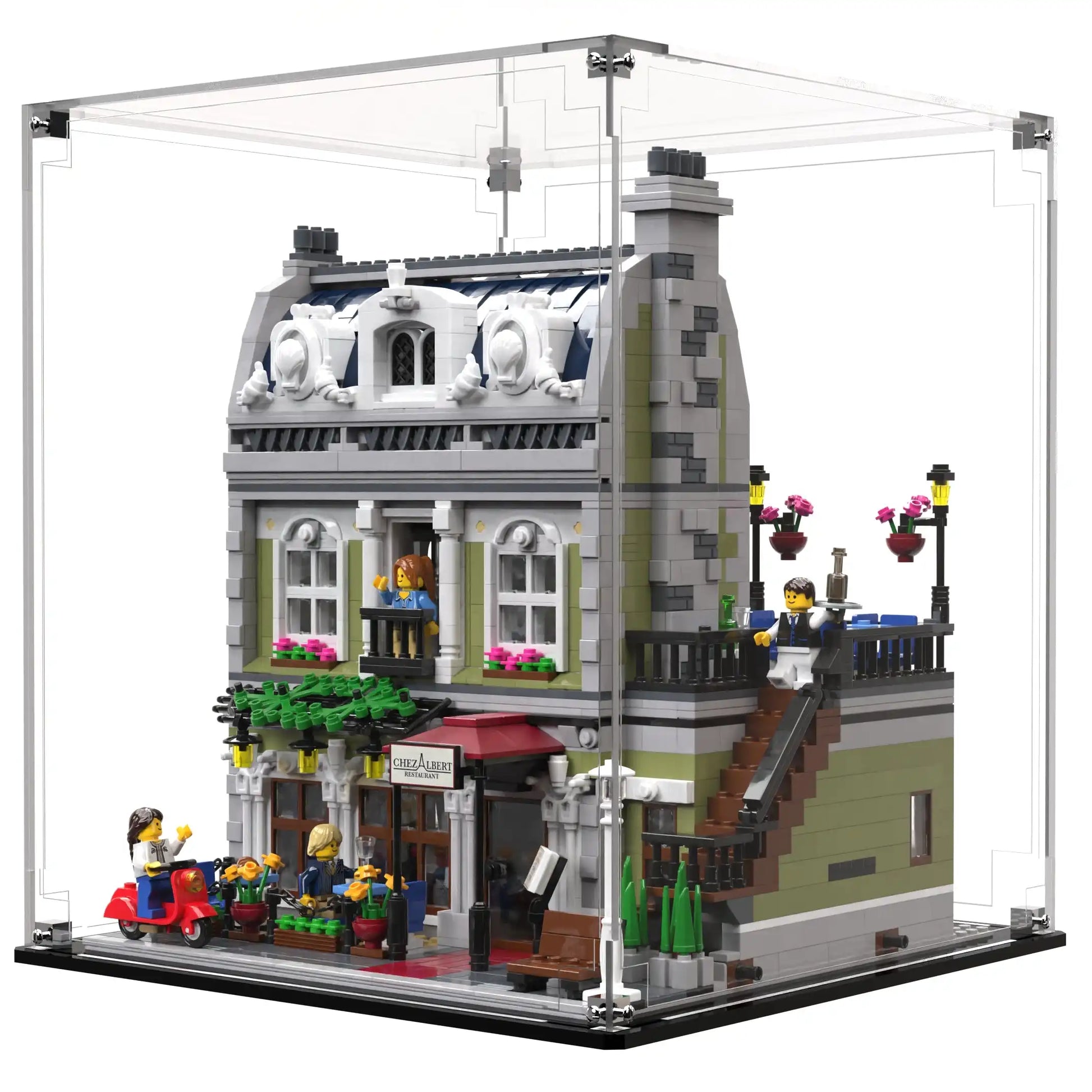 Display Case For LEGO® Creator Expert Parisian Restaurant 10243