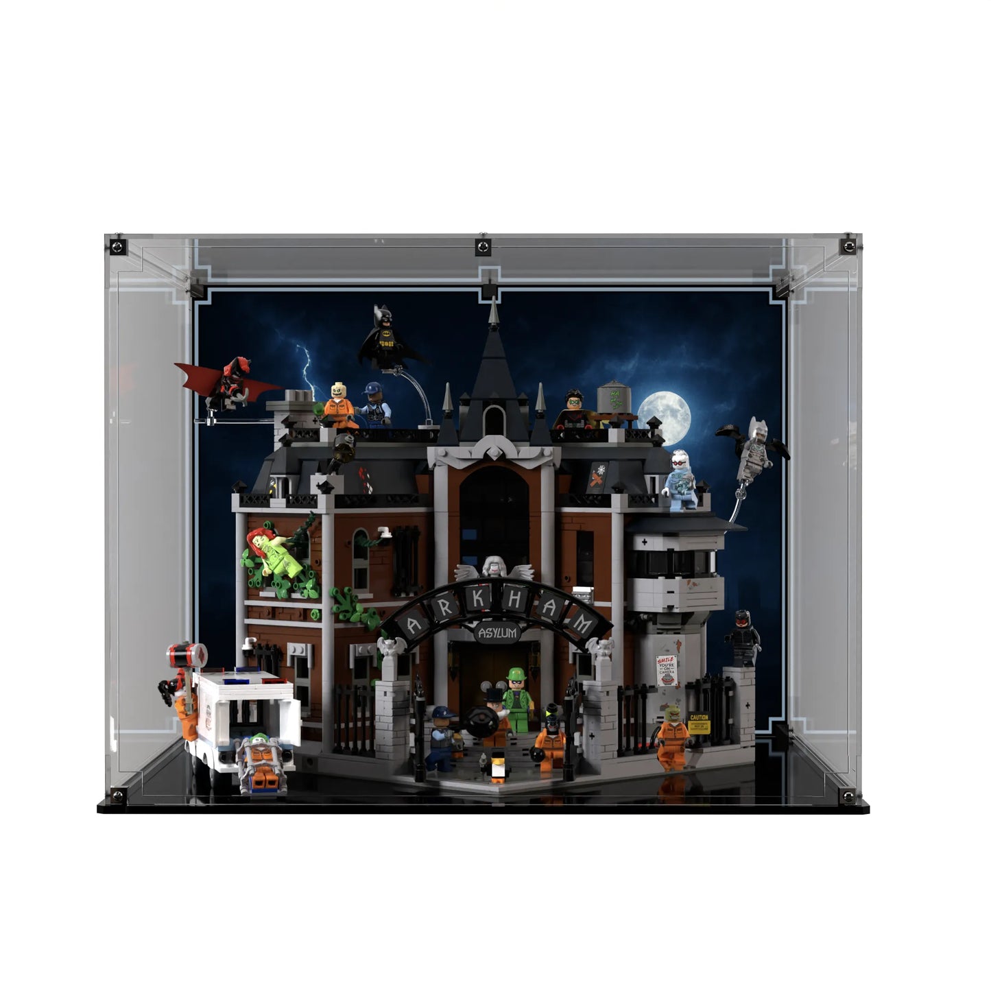 Display Case For LEGO DC Arkham Asylum 76300