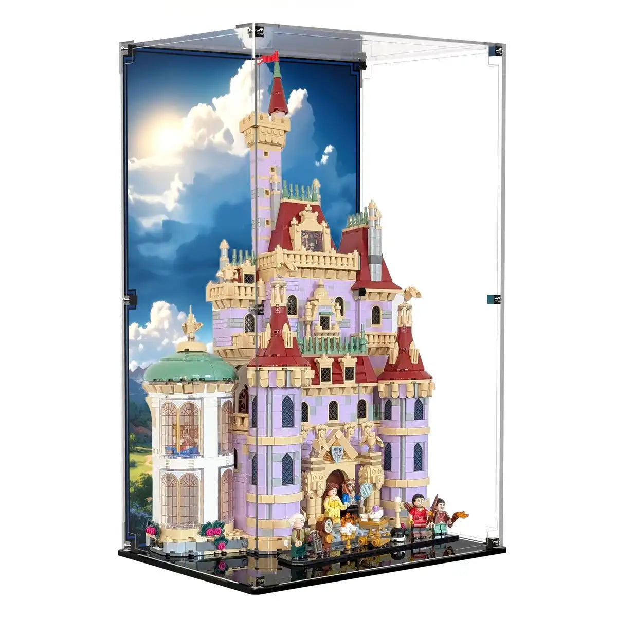 Display Case For LEGO® Disney Beauty and the Beast Castle 43263