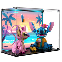 Display Case For LEGO® Disney Stitch & Angel 43249 / 43257