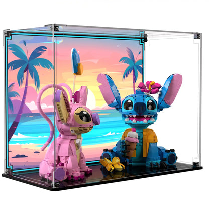Display Case For LEGO® Disney Stitch & Angel 43249 / 43257