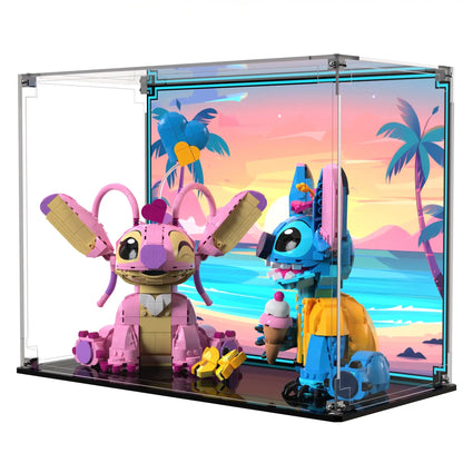 Display Case For LEGO® Disney Stitch & Angel 43249 / 43257