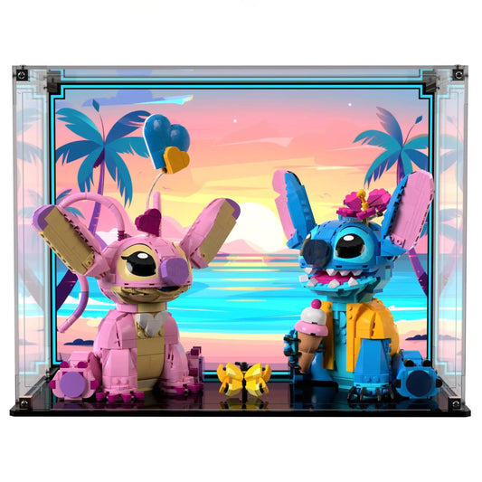 Display Case For LEGO® Disney Stitch & Angel 43249 / 43257