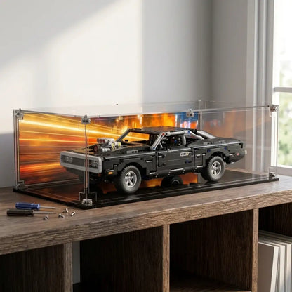 Display Case For LEGO Fast And Furious Dodge Charger R/t Car 42231