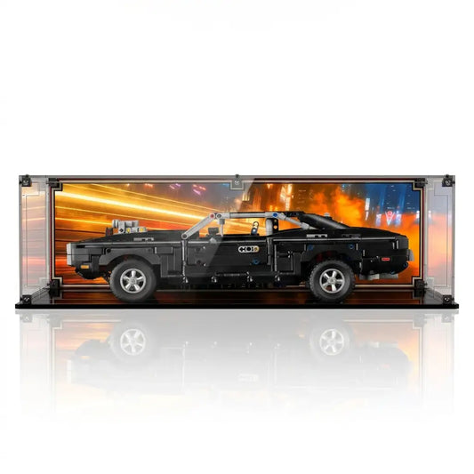 Display Case For LEGO Fast And Furious Dodge Charger R/t Car 42231