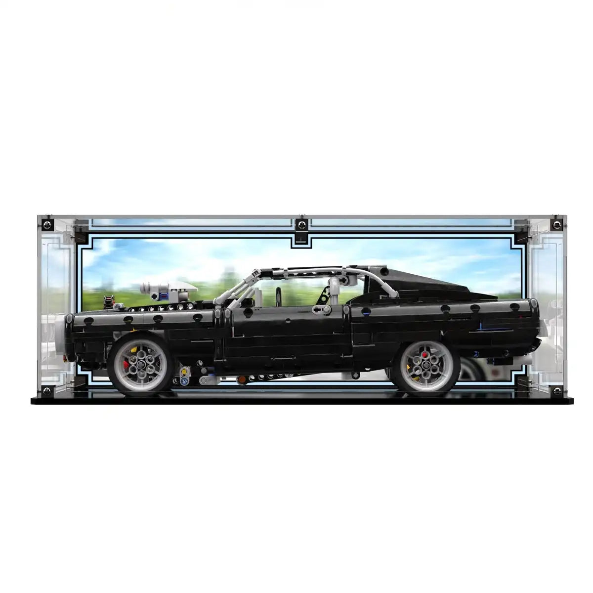 Display Case For LEGO Fast and Furious Dom's Dodge Charger 42111