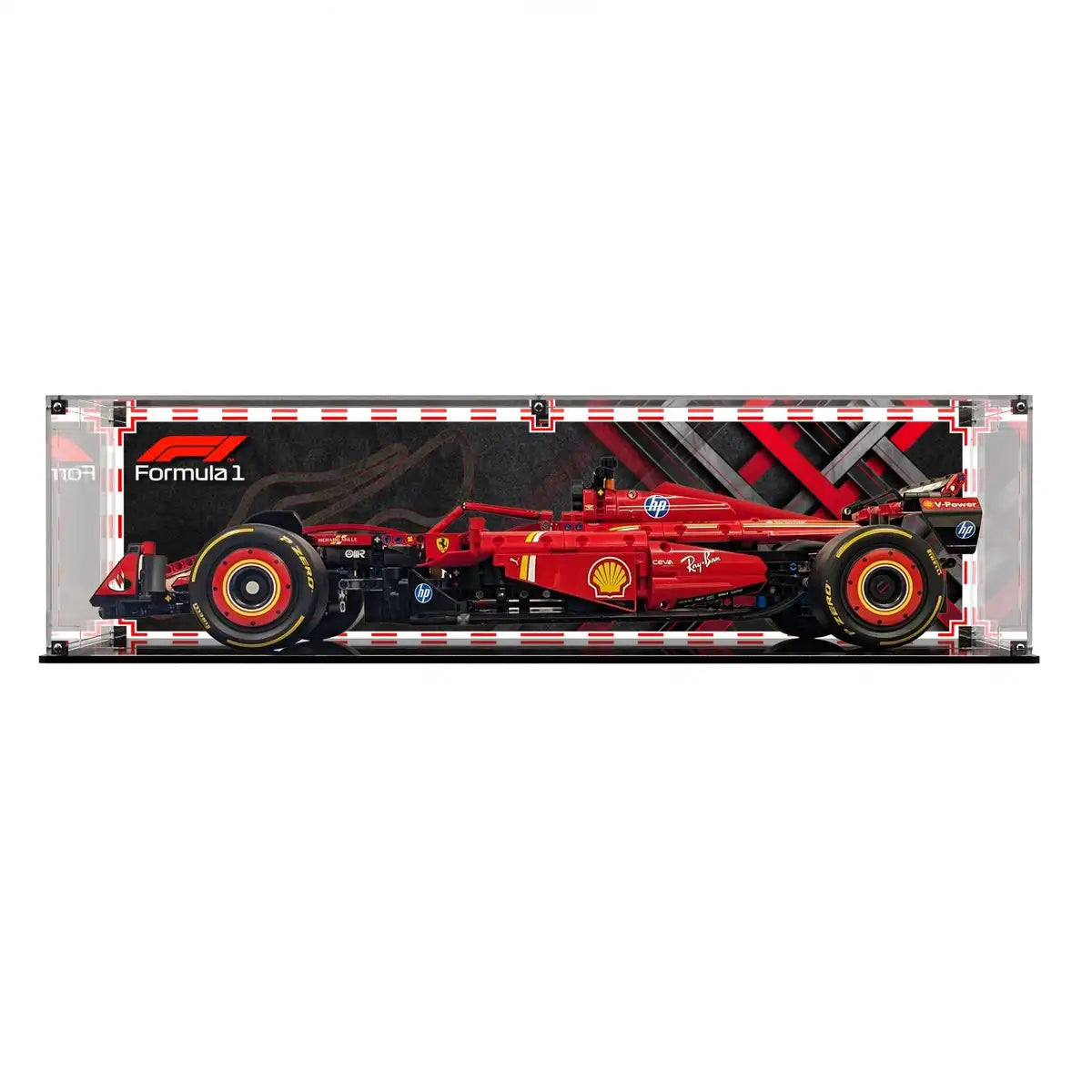 Display Case For LEGO Ferrari SF-24 F1 Car 42207