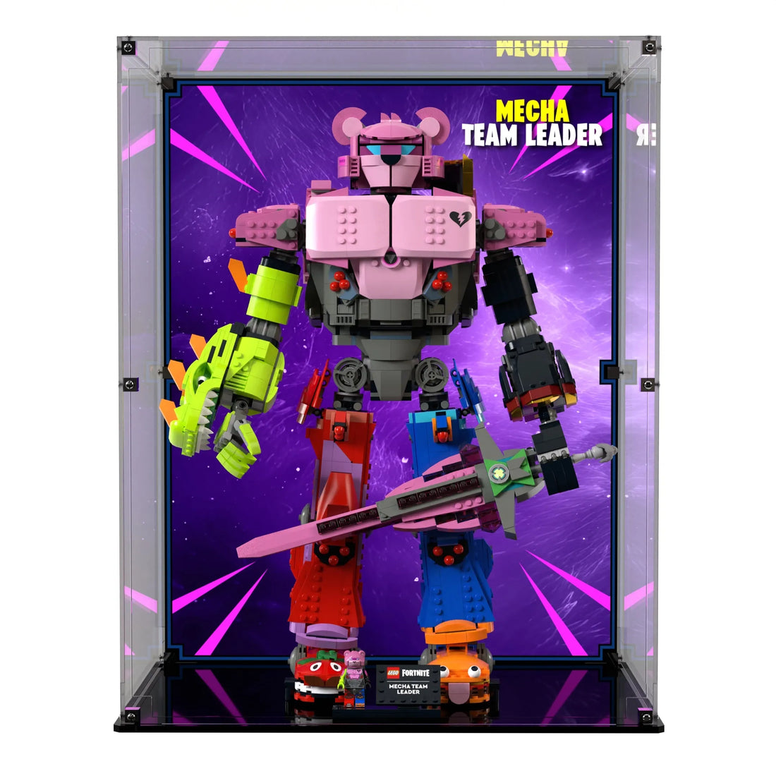 Display Case For LEGO Fortnite Mecha Team Leader 77078