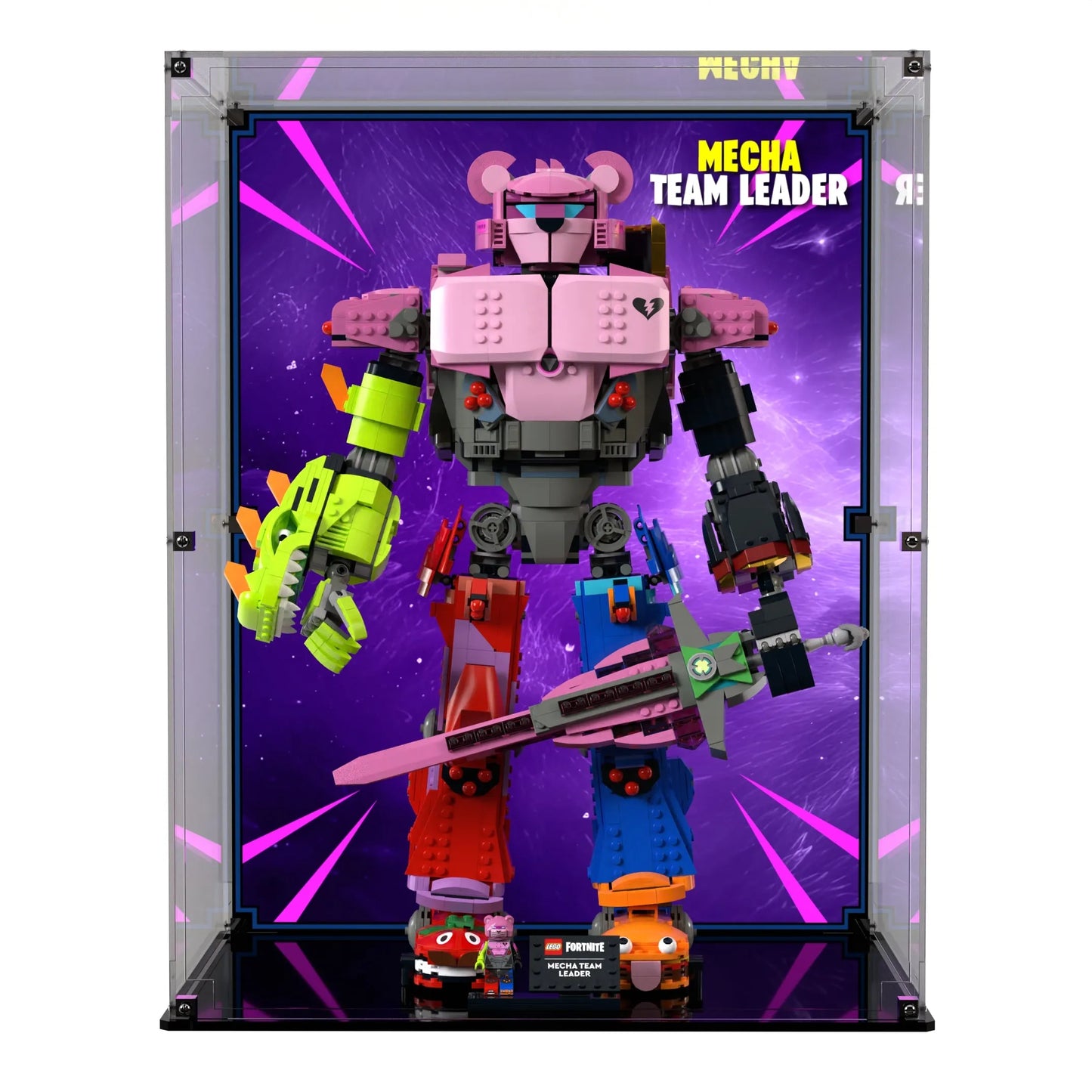 Display Case For LEGO Fortnite Mecha Team Leader 77078