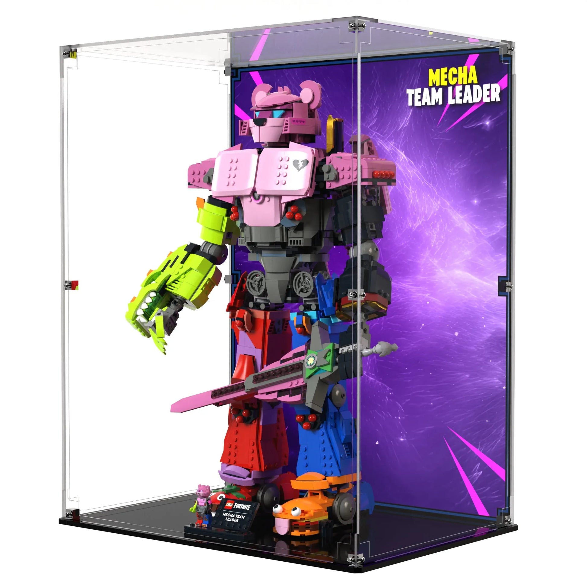 Display Case For LEGO Fortnite Mecha Team Leader 77078