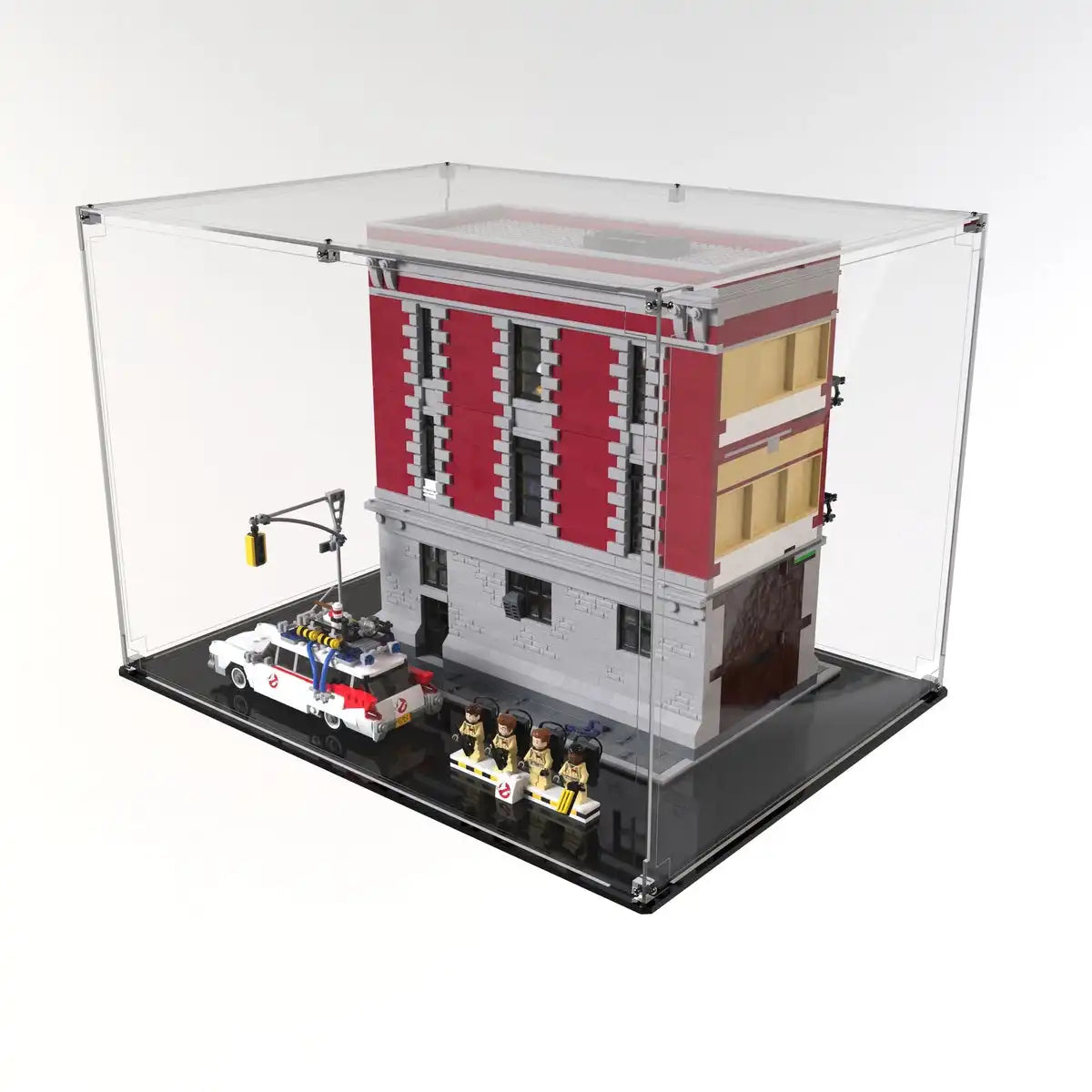 Display Case For LEGO® Ghostbusters™ Firehouse 75827 and ECTO-1 21108