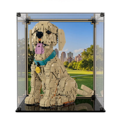 Display Case For LEGO Golden Retriever Puppy 11384