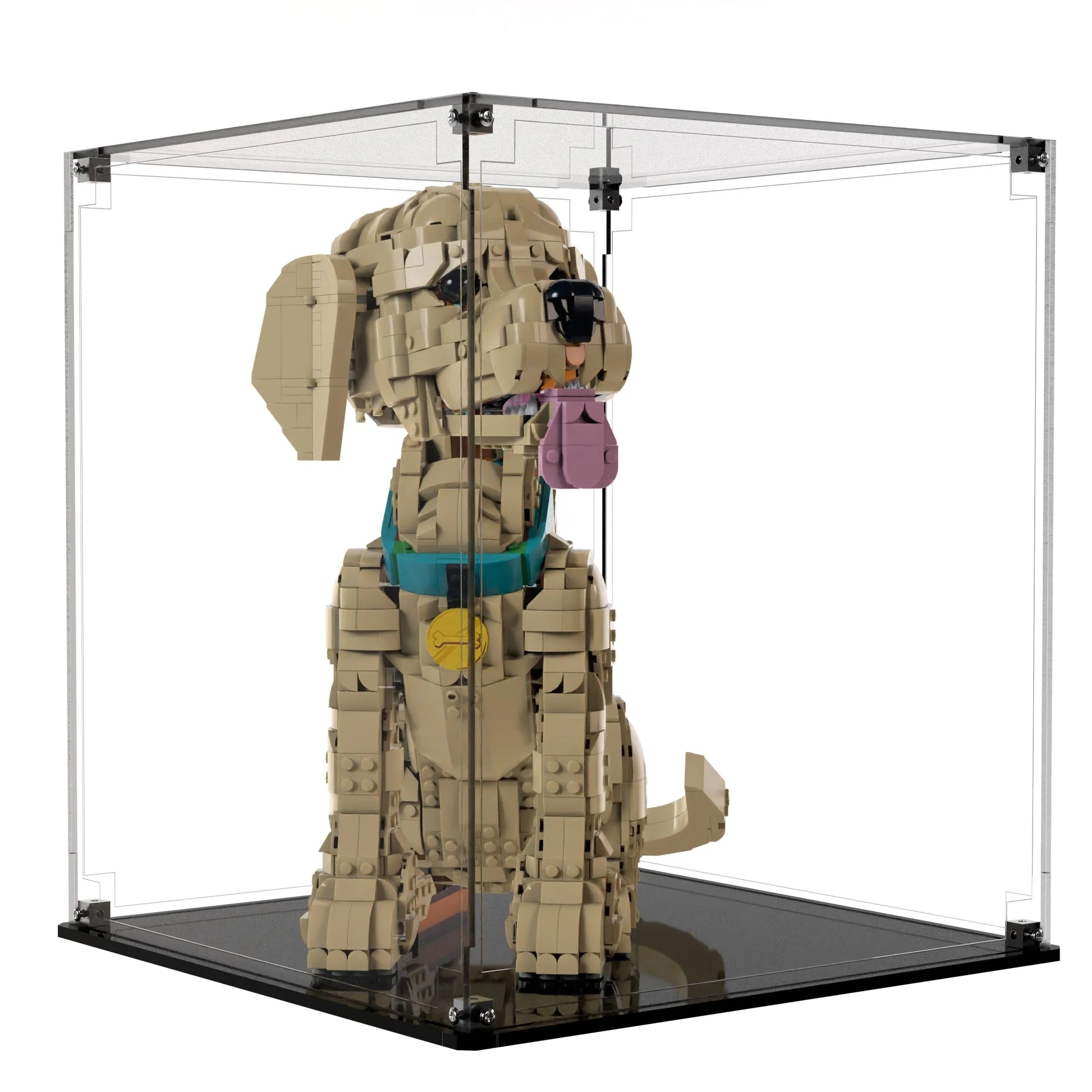 Display Case For LEGO Golden Retriever Puppy 11384