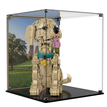 Display Case For LEGO Golden Retriever Puppy 11384