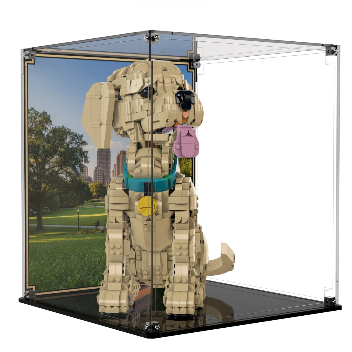Display Case For LEGO Golden Retriever Puppy 11384