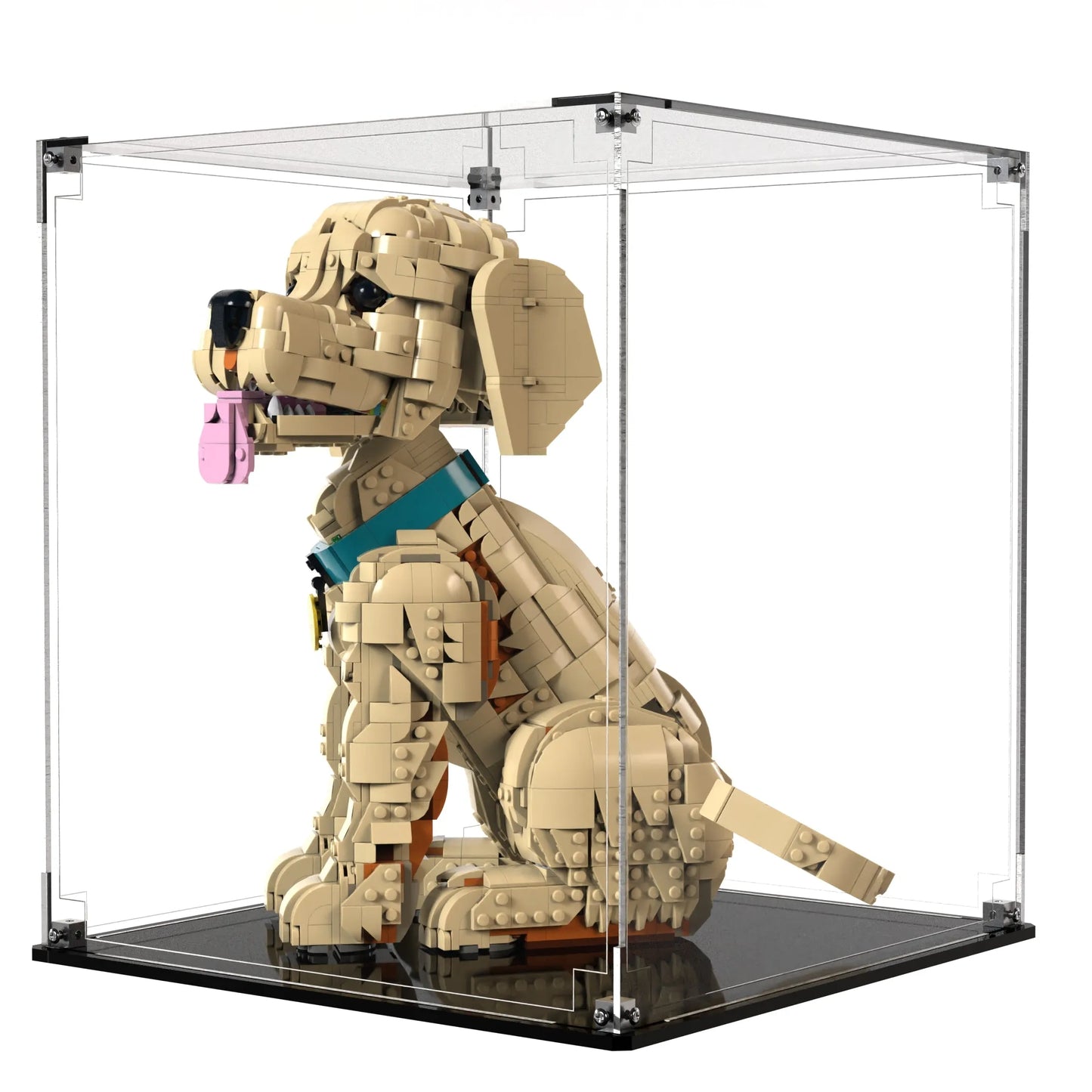 Display Case For LEGO Golden Retriever Puppy 11384
