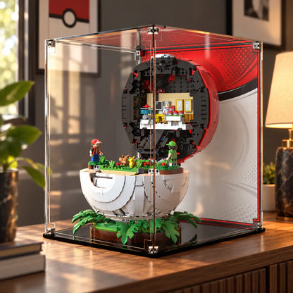 Display Case For LEGO Iconic Trainer Moments Poké Ball 72154