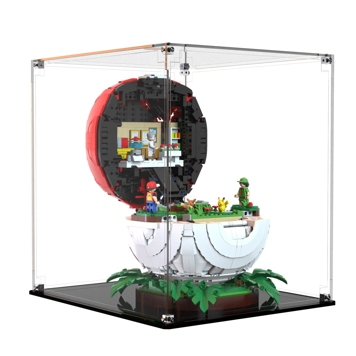Display Case For LEGO Iconic Trainer Moments Poké Ball 72154