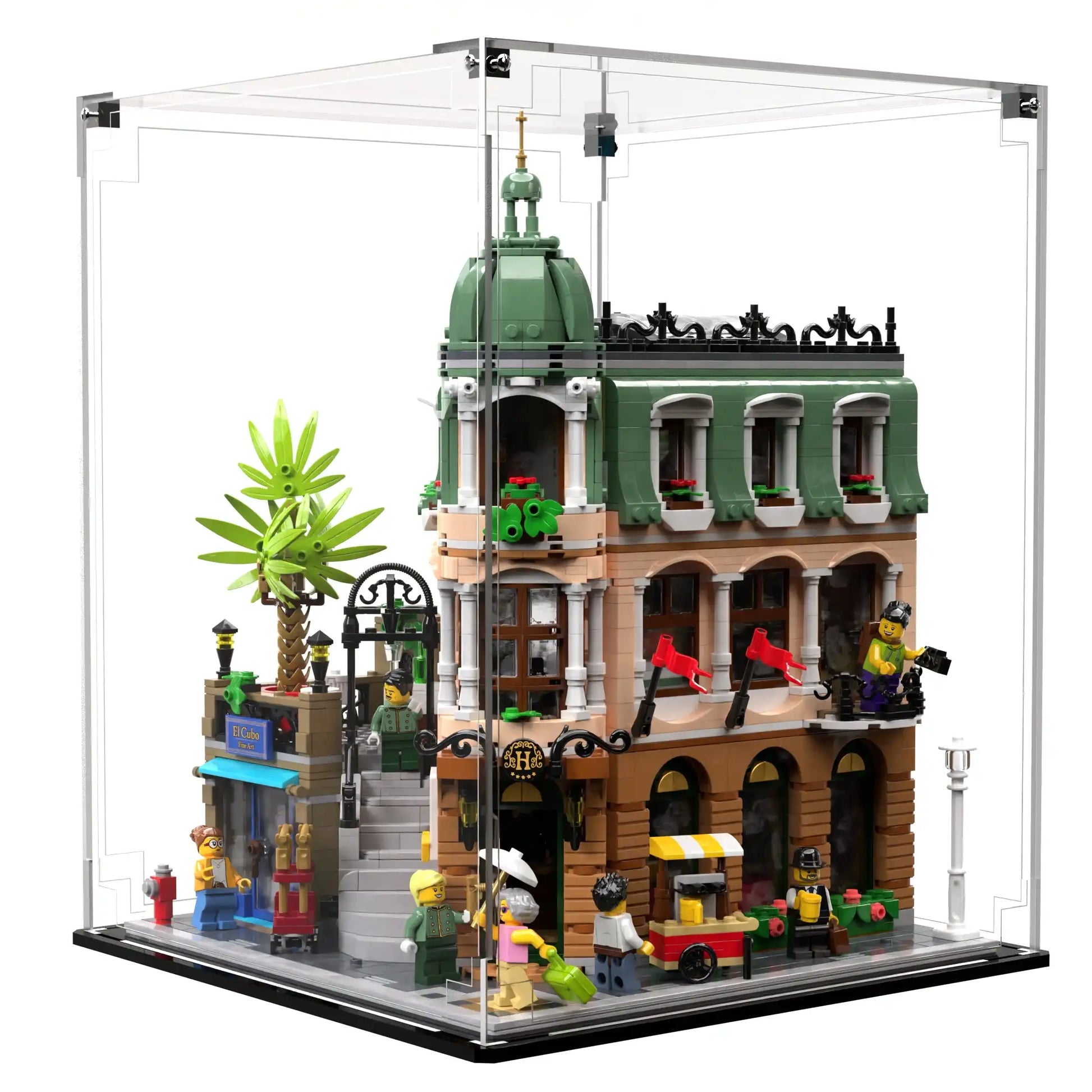 Display Case For LEGO® Icons Boutique Hotel 10297