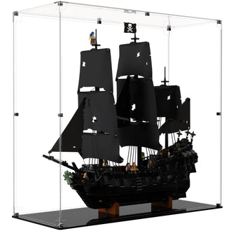 Display Case For LEGO Icons Captain Jack Sparrow's Pirate Ship 10365