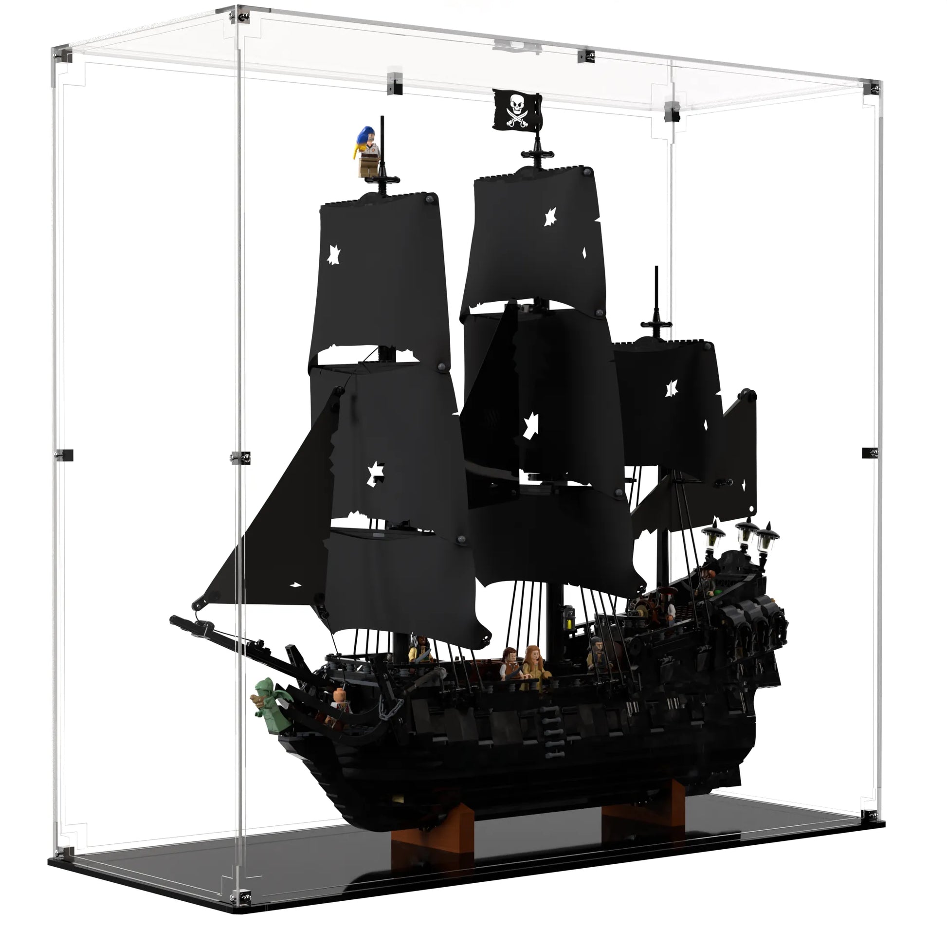 Display Case For LEGO Icons Captain Jack Sparrow's Pirate Ship 10365